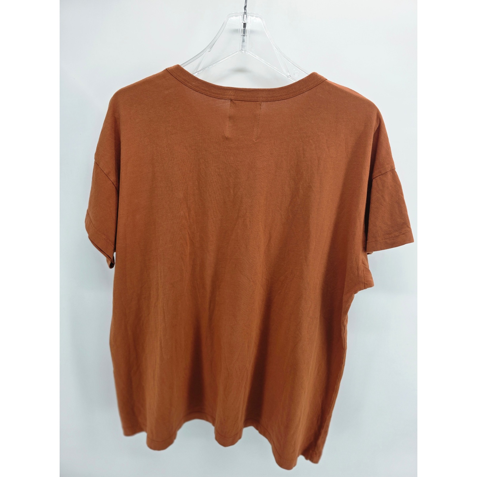 Favour Tee Women Xxl Brown Fortune Favours The Brave Graphic Top Western Usa — image 2 of 8